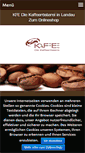 Mobile Screenshot of kfe-kaffee.de
